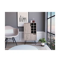 Flynama Rack with 1 Cabinet Neutral Finish