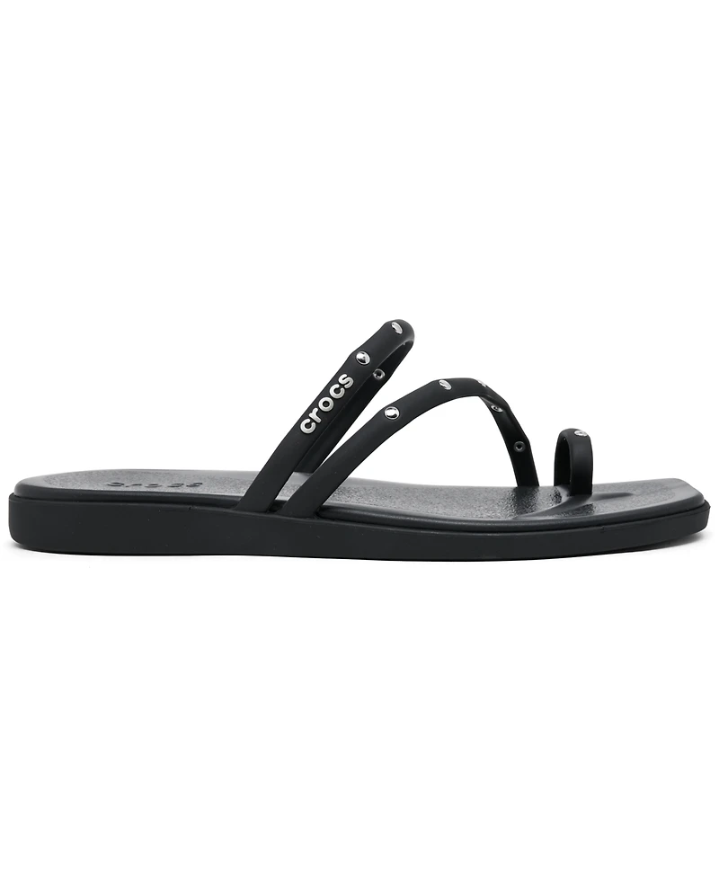 Crocs Women's Miami Studded Toe Loop Sandals from Finish Line