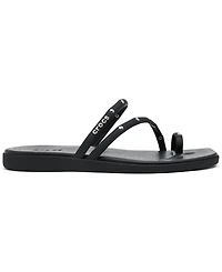 Crocs Women's Miami Studded Toe Loop Sandals from Finish Line