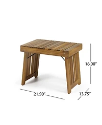 Mondawe Foldable Outdoor Wood Side Table