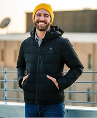 ororo Men's 4-Zone Heated Down Jacket