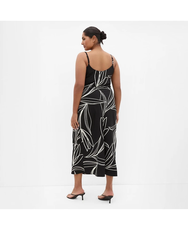 City Chic Women's Sadie Print Slip Dress