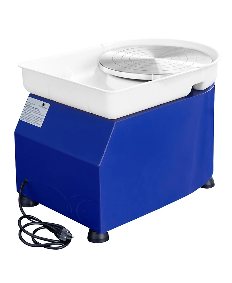 Yobtop Pottery Wheel Clay Forming Machine, 0-300RPM Speed, Handle and Pedal Control, Abs Detachable Basin, Diy Kit for Adults and Beginners