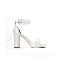 Forever & Always Shoes Women's Isadora Lace Bridal Heel