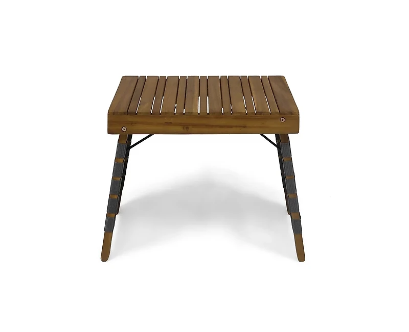 Mondawe Foldable Wood Side Table