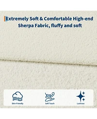 Homfan Soft Upholstered Kids Bed Frame with Headboard, Low Profile Platform, Strong Wooden Slats, Noise-Free, No Box Spring Needed