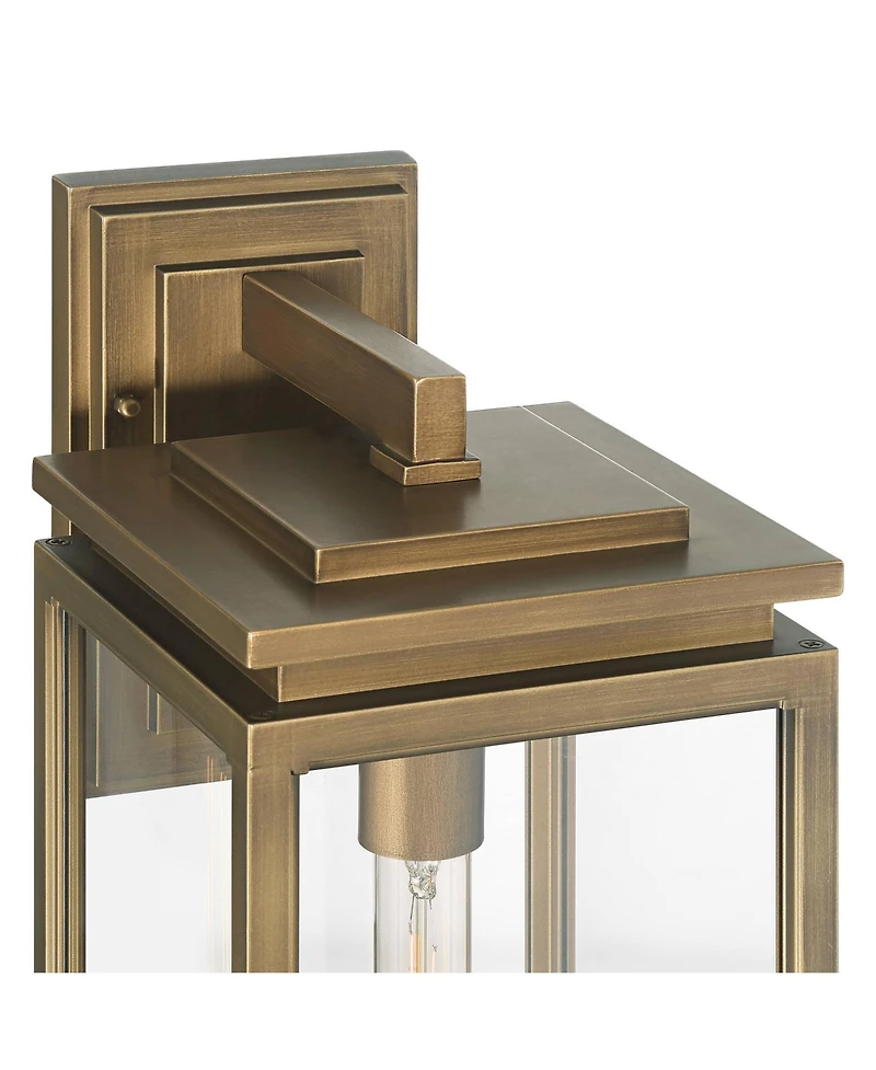 Possini Euro Design Possini Euro Atkins 18" High Die Cast Brass Outdoor Light