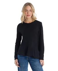 Wilt Women's Clothing Round Neck Long Sleeve Tee