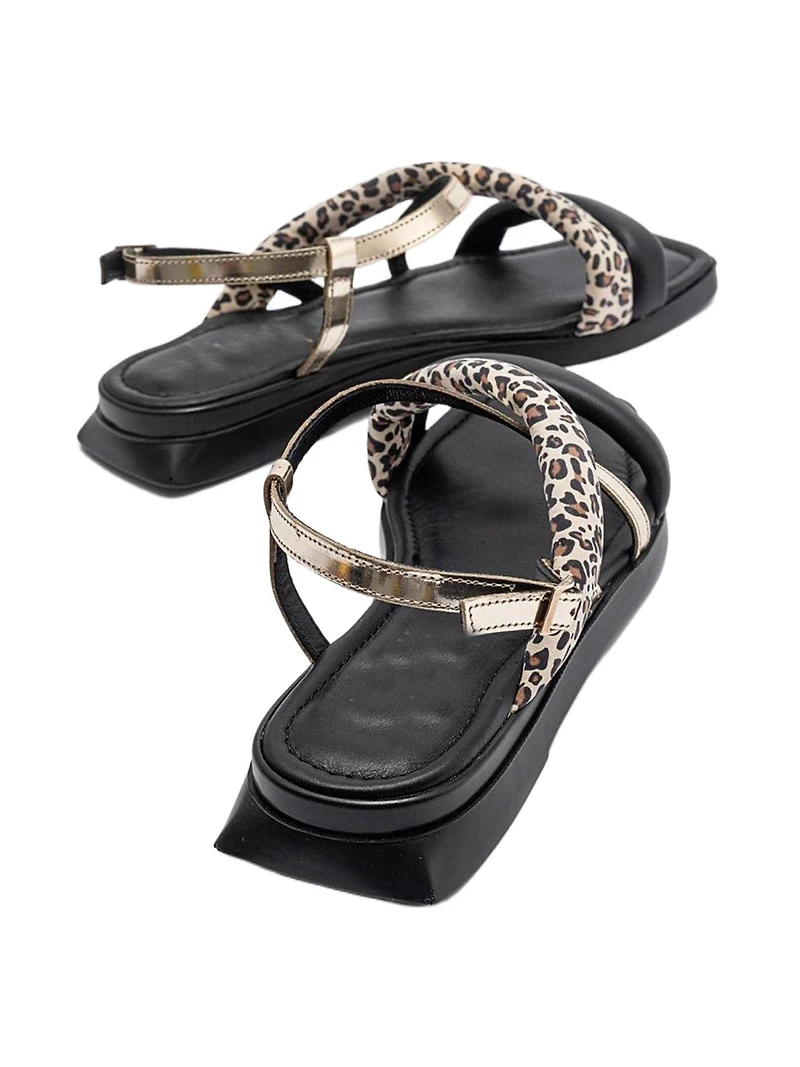 Forever & Always Shoes Women's Shoes Leamil Leather Sandal