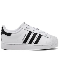 Adidas Originals Toddler Kids Superstar Ii Elastic Lace Casual Sneakers from Finish Line