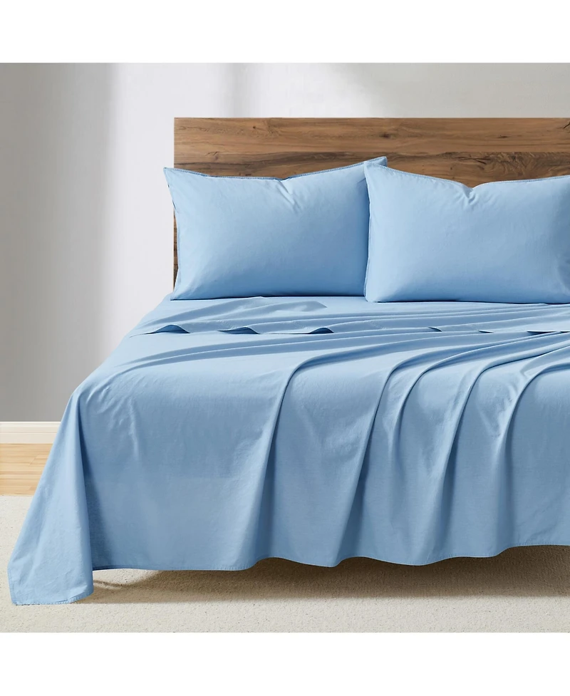 Dkny Vintage Washed Cotton 4-Pc. Sheet Set