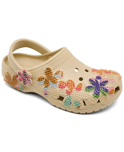 Crocs Women's Classic Summer Beaded Clogs from Finish Line