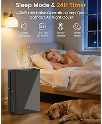 Cowsar 80 Pint Dehumidifier for 4500 Square. Feet, Energy Star, with Drain Hose