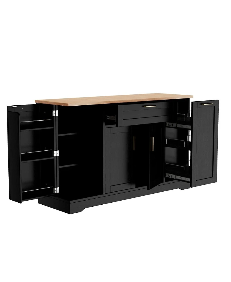 Streamdale Furniture Storage Sideboard Extendable Dining Table