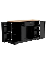 Streamdale Furniture Storage Sideboard Extendable Dining Table