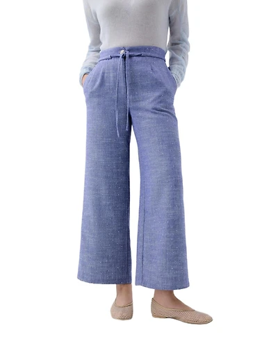 Scalpers Women's Linen Studs Pant