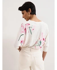 Phase Eight Women's Lorelei Boatneck Floral Jumper