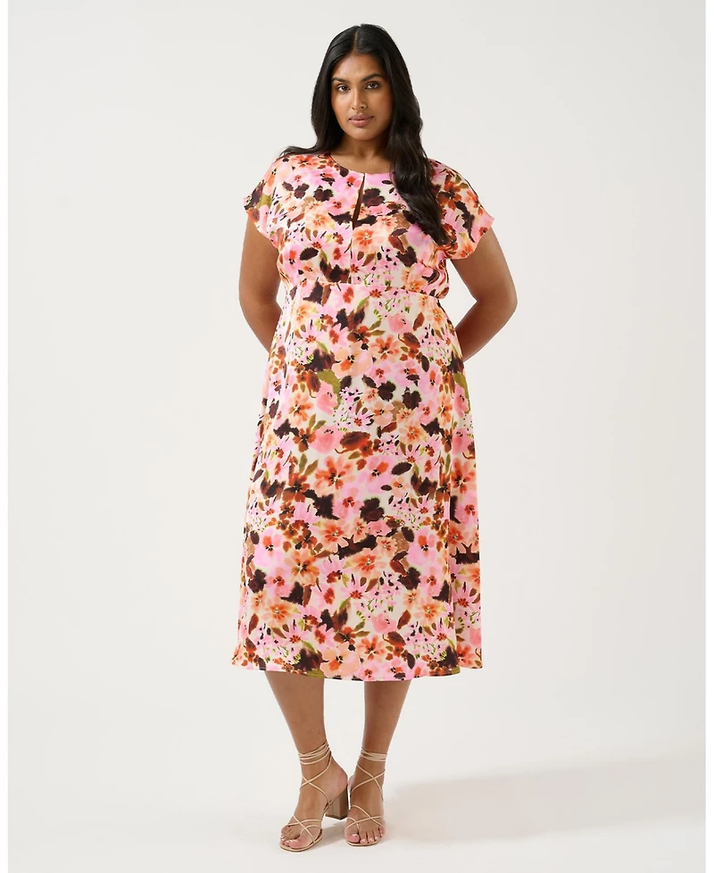 Estelle Atreides Floral Midi Dress