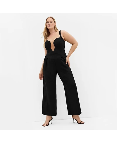 City Chic Women's Flaunt It Jumpsuit