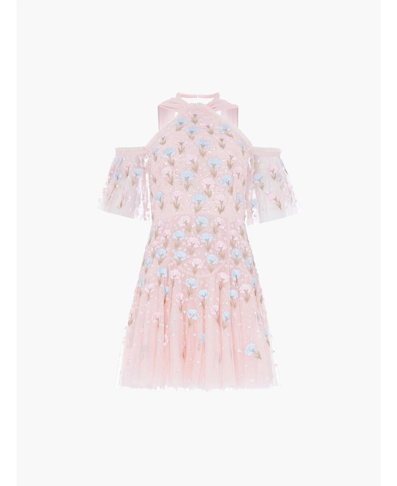 Needle & Thread Women's Dandelion Ditsy Halter-neck Mini Dress