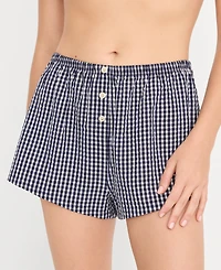 Good American Women's Cotton Pull-On Seersucker Shorts, Created for Macy's