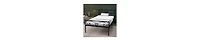 Homfan Bed Frame with Adjustable Headboard