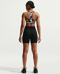 Nike Women's Swoosh Medium Support Padded Printed Sports Bra