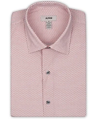 Alfani Men's Geometric Pattern Spread-Collar Dress Shirt, Macy's Exclusive