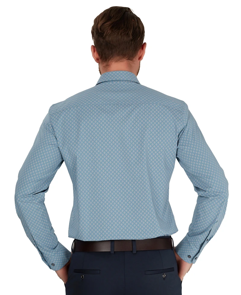 Alfani Men's Diamond Spot Slim-Fit Shirt, Macy's Exclusive