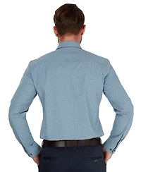 Alfani Men's Diamond Spot Slim-Fit Shirt, Macy's Exclusive