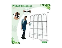 Lucky One 71 x 71 Inch U-Shaped Garden Trellis for Climbing Plants, Tall Arched Frame