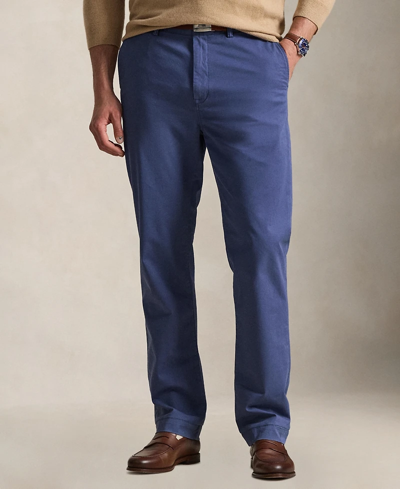 Polo Ralph Lauren Men's Big & Tall Stretch Classic Fit Washed Chino Pants