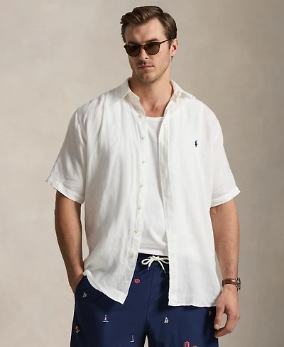 Polo Ralph Lauren Men's Big & Tall Linen Shirt