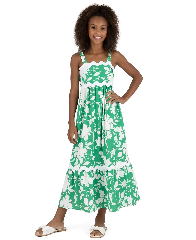 Speechless Girls' 7-14 Maxi Square Neck Dress