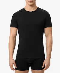 Lacoste Men's 5-Pack Slim Fit Crewneck Undershirts