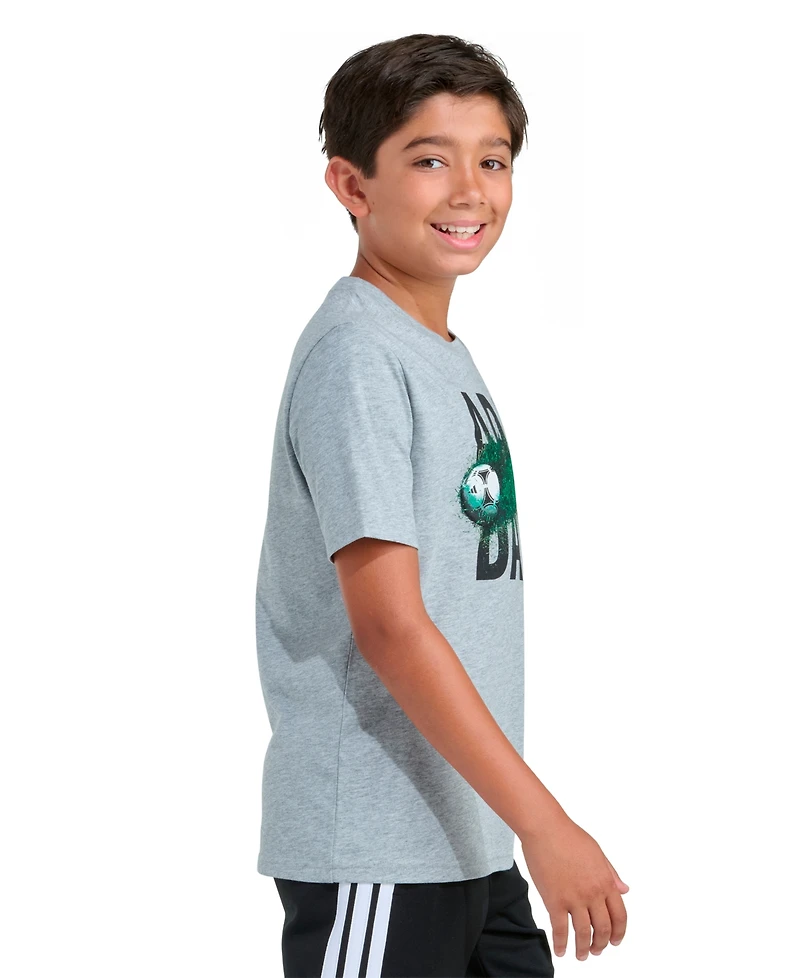 adidas Boys' 8-20 Short-Sleeve Soccer Graphic T-Shirt