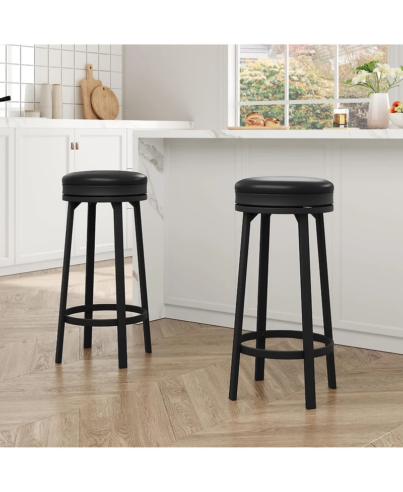 gaomon Swivel Bar Stools Set of 2