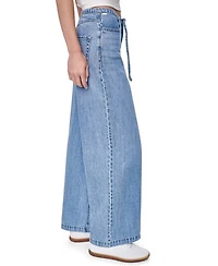 Dkny Jeans Women's Mid-Rise Flowy Relaxed Straight