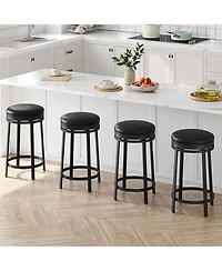 gaomon Dining Chair Swivel Bar Stool , Counter Height Bar Stool for Kitchen Dining Room