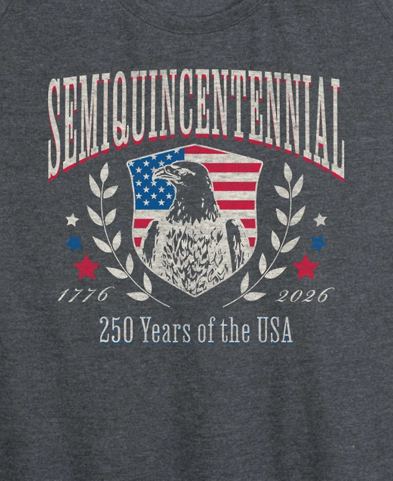 Hybrid Apparel Plus Size Instant Message Semiquincentennial Collegiate Racerback Graphic Tank Top