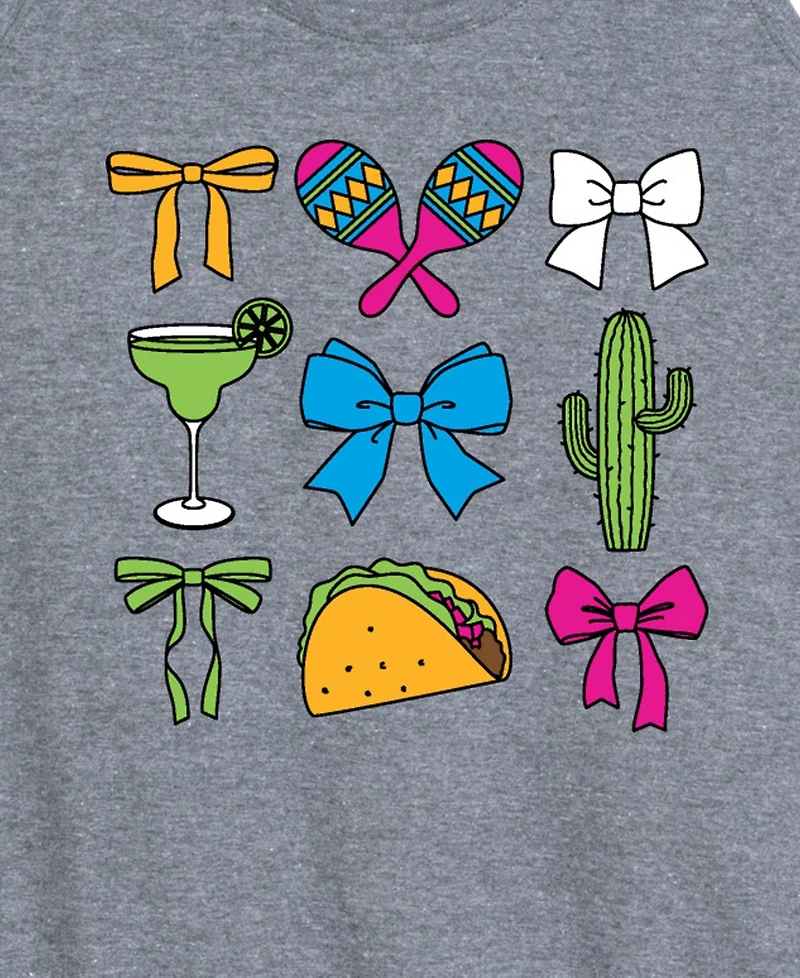 Hybrid Apparel Plus Instant Message Cinco De Mayo Bows Racerback Graphic Tank Top