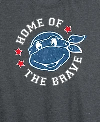 Hybrid Apparel Plus Size Teenage Mutant Ninja Turtles Born Raised Usa Racerback Graphic Tank Top