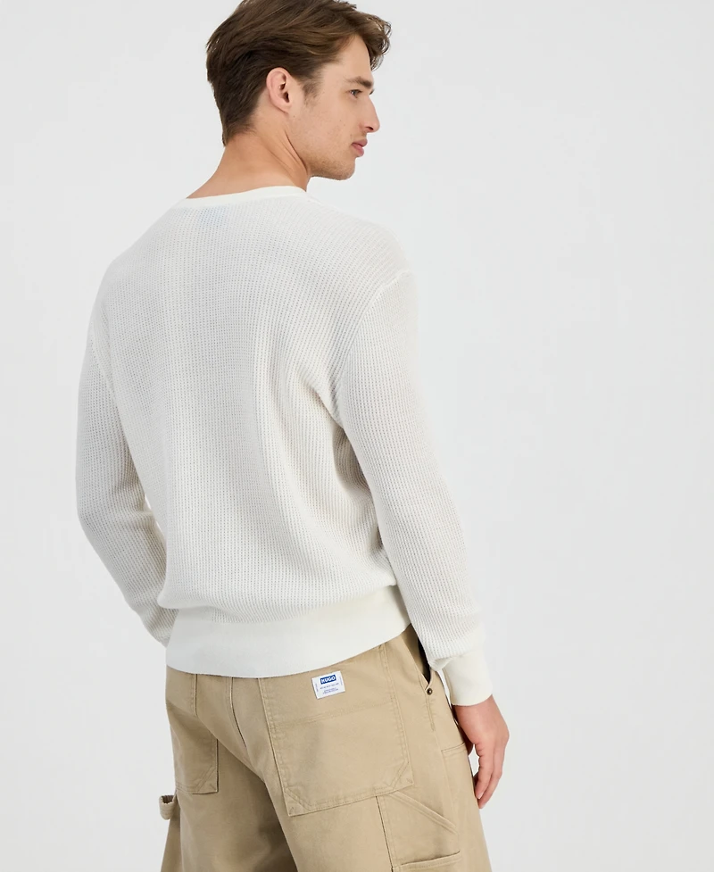 Hugo by Boss Men's Sranger Henley Sweatshirt