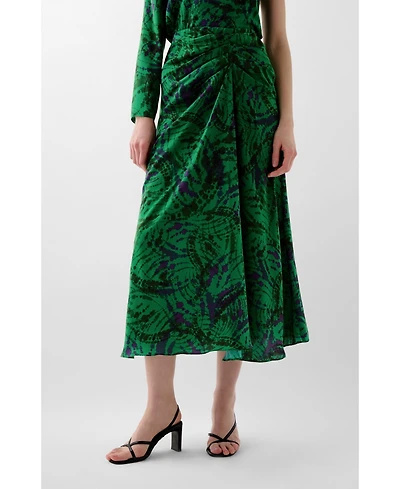 Scalpers Women's Fire Print Skirt