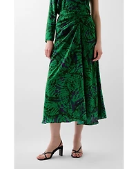 Scalpers Women's Fire Print Skirt
