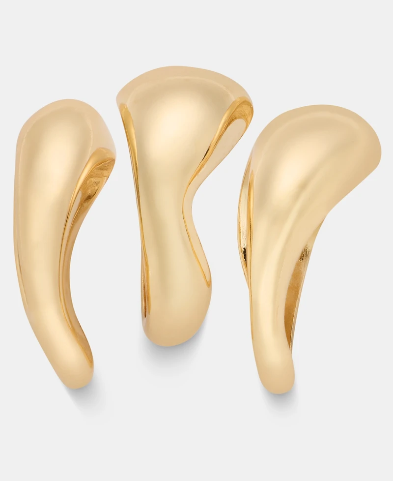 I.n.c. International Concepts 3-Pc. Set Sculptural Stack Rings, Macy's Exclusive