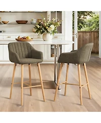 Rainsken Modern Bar Stools Set of 2