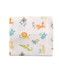 Luvable Friends Unisex Gentle Flannel Receiving Wraps 7-Piece Set