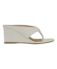 Guess Women's Marchon Thong Slip-On Wedge Sandals