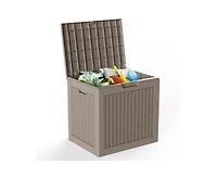 sumyeg 30 Gallon Waterproof Resin Outdoor Storage Deck Box